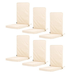 icon 6 Pack High Back Outdoor Seat Pad Stone
