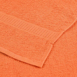 Berkfield Towels 4 Pcs Orange 100X200 Cm 360 Gsm 100% Cotton - thumbnail 6