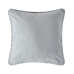 Homescapes Cotton Plain Grey Cushion Cover, 45 X 45 Cm - thumbnail 1