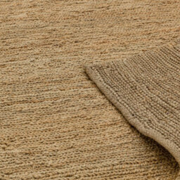 Modern Rug, Handmade Bedroom Rug, Natural Fibres Rug, Plain Dining Room Rug, Jute Natural Plain Rug-66Cm X 200Cm (Runner) - thumbnail 4