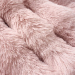 Living And Home Pink Thickened Faux Rabbit Fur Knitted Sofa Cushion Cover/sofa Throw, 180Cm W X 90Cm D - thumbnail 6