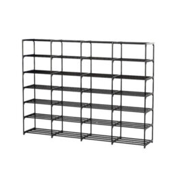 Breeins Large Capacity Multifunctional Fashionable Steel Tube Shoe Rack - thumbnail 5