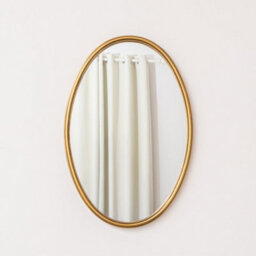 Melody Maison Gold Oval Metal Framed Wall Mirror - 60Cm X 40Cm - thumbnail 4