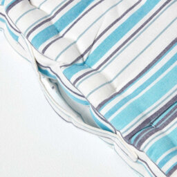 Homescapes Cotton New England Stripes Floor Cushion, 50 X 50 Cm - thumbnail 4