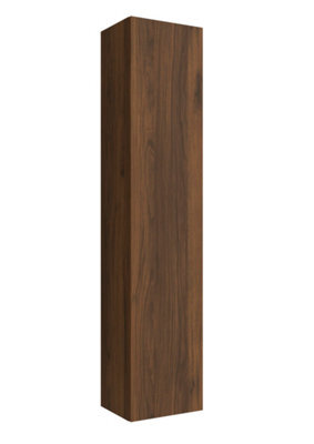 Cygnus bath Bequia Tall Bathroom Cabinet 30Cm Walnut - image 1