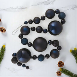 Vidaxl Christmas Garland Decorated With Baubles White 10 M - thumbnail 1