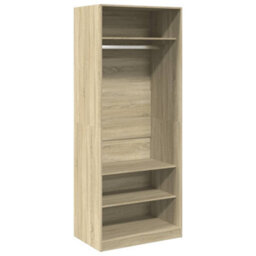 Vidaxl Wardrobe Sonoma Oak 80X50X200 Cm Engineered Wood - thumbnail 2