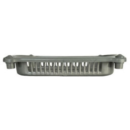 Vivo 3 Tier - Silver Plastic Storage Shelf Shelves Basket Rack Caddy Home Kitchen Veg Fruit - thumbnail 2