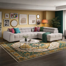 Aurelio Corner Sofa Bed With Adjustable Headrests And Storage Modern L Shape Sofa 268X204Cm Beige Right - thumbnail 2