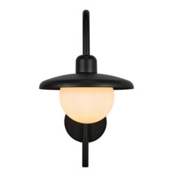 Nordlux Berlo Outdoor Metal Wall Light Glare Free Black,mains - thumbnail 2