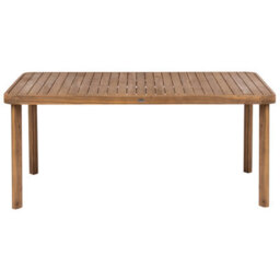 Beliani Garden Dining Table Roncello 180 Cm 90 Cm Acacia Wood Brown - thumbnail 4