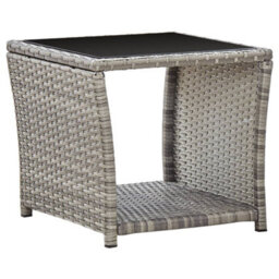 Walplus 3 Piece Garden Dining Set Balcony Indoor Outdoor Patio Furniture With Cushions Grey Poly Rattan - thumbnail 3