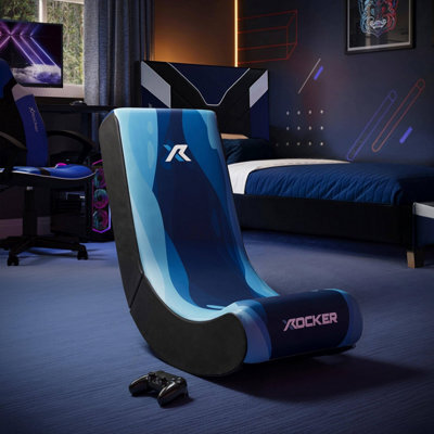 X Rocker Video Rocker Gaming Chair For Kids - Lava Blue - image 1