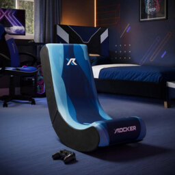 X Rocker Video Rocker Gaming Chair For Kids - Lava Blue