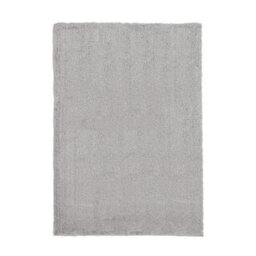 Melrose Laguna Super Soft Shaggy Silver Area Rug 200/290Cm - thumbnail 2