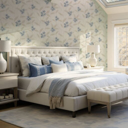 Belgravia Décor Giovanna Floral Blue / Cream - thumbnail 1