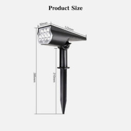 Amorly 4 Pack Solar Lights Outdoor Waterproof Ip65,landscape Lighting For Garden Yard Pathway Decor, Outdoor Decor, Warm White - thumbnail 3