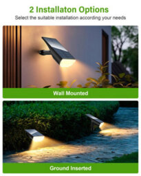 Amorly 4 Pack Solar Lights Outdoor Waterproof Ip65,landscape Lighting For Garden Yard Pathway Decor, Outdoor Decor, Warm White - thumbnail 5