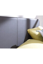 Modernique Bilancio Normal 4Ft6 Grey Pu Bed - thumbnail 2