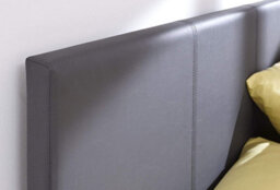 Modernique Bilancio Normal 4Ft6 Grey Pu Bed - thumbnail 5