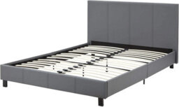 Modernique Bilancio Normal 4Ft6 Grey Pu Bed - thumbnail 3