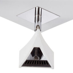Luminosa Lighting Luminosa Filippo Spot Light 4 Light Led Square 20W 3000K, 1750Lm, Matt White/polished Chrome - thumbnail 9