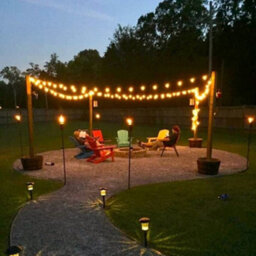 Iihome 60 Led Solar Garden Lights 36 Feet Outdoor Waterproof Powered Crystal Ball String For Patio,chrismas Tree,parties,warm - thumbnail 7