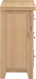 Seconique Windsor 3 Drawer Chest Natural Oak  Fully Assembled - thumbnail 5