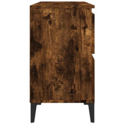 Vidaxl Sink Cabinet Smoked Oak 80X33X60 Cm Engineered Wood - thumbnail 7