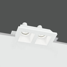 Luminosa Lighting Luminosa Ghost 2 Light Recessed Downlight White 21.4X11.8X5.5Cm - thumbnail 2