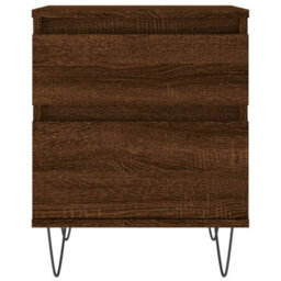 Berkfield Bedside Cabinets 2 Pcs Brown Oak 40X35X50 Cm Engineered Wood - thumbnail 6