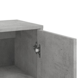 Berkfield Sideboard Concrete Grey 60X31X84 Cm Engineered Wood - thumbnail 8
