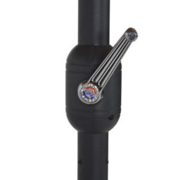 Berkfield Outdoor Parasol With Aluminium Pole 460X270 Cm Anthracite - thumbnail 7