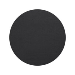 Wyld Haus Sorrento Black Wood Ribbed Round Accent Table - thumbnail 7