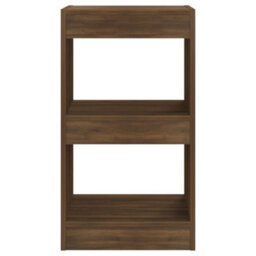 Berkfield Book Cabinet/room Divider Brown Oak 40X30X72 Cm - thumbnail 3