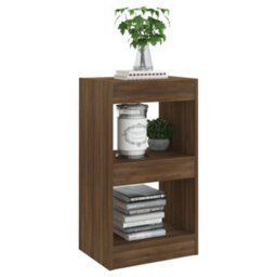 Berkfield Book Cabinet/room Divider Brown Oak 40X30X72 Cm - thumbnail 6