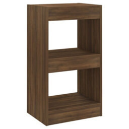 Berkfield Book Cabinet/room Divider Brown Oak 40X30X72 Cm - thumbnail 2