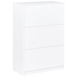 Wyld And Coco White 3-Tier Wall-Mounted Bookcase 80 X 40 Cm, Minimalist Matte Finish - thumbnail 4