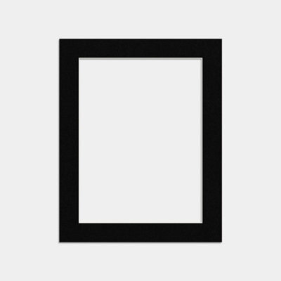 Ak Frames 50X40Cm Black Picture Mounts To Fit 40X30Cm Aperture Size - Mount Board Only (No Frame Included) - image 1