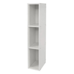 Storage Cabinet Bathroom Organizer Home Storage Rack Bedroom White Shelf - thumbnail 3