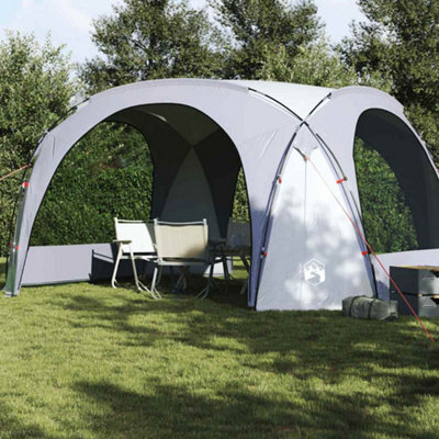 Walplus Party Tent Garden Gazebo Canopy White And Grey Waterproof - image 1