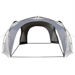 Walplus Party Tent Garden Gazebo Canopy White And Grey Waterproof - thumbnail 6