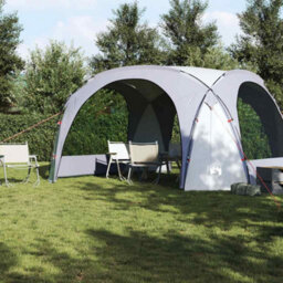 Walplus Party Tent Garden Gazebo Canopy White And Grey Waterproof - thumbnail 3