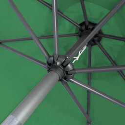 Rinse Bathrooms Outdoor Patio Garden Parasol 2.7M Sun Shade Umbrella Canopy W/crank Tilt Uv Protection Green - thumbnail 5