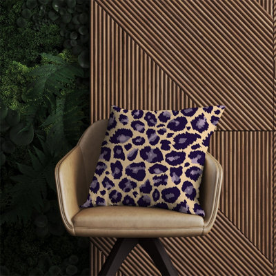 Warren Reed Designer Leopard Print Outdoor Cushion 60Cm X 60Cm
