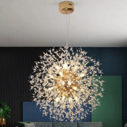Chandelier Gold Crystal Pendant Ceiling Light 16Lights G9 - thumbnail 8