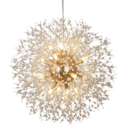 Chandelier Gold Crystal Pendant Ceiling Light 16Lights G9 - thumbnail 1