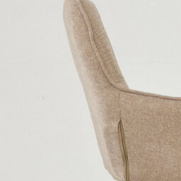 Lakeland Furniture Karlstad Fawn Brown Fabric Wooden Leg Base Bar Stool - thumbnail 7