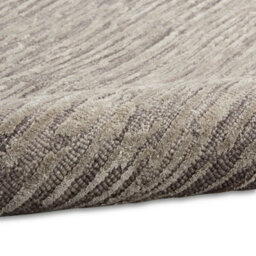 Grey Handmade Luxurious Modern Abstract Striped Rug For Bedroom & Living Room-160Cm X 221Cm - thumbnail 5