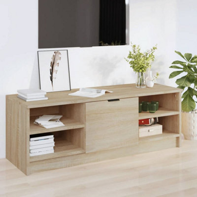 Berkfield Tv Cabinet Sonoma Oak 102X35.5X36.5 Cm Engineered Wood - image 1
